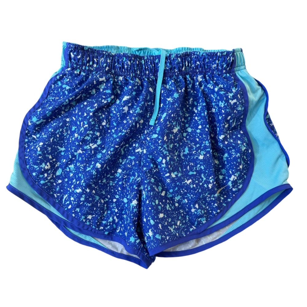 Nike Women's‎ Blue Dri-Fit Running 3" Short with Line Size S